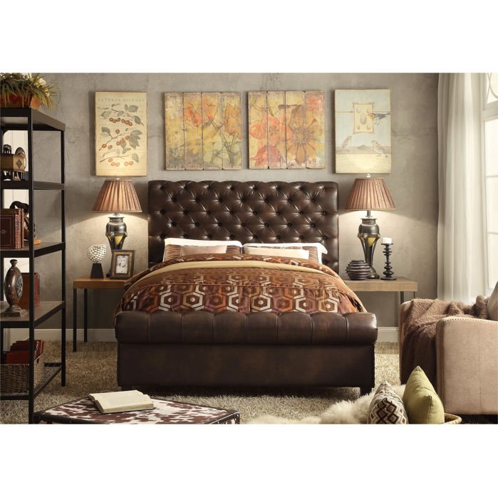 Beds Calia Queen Upholstered Panel Bed March 2019 Beds Calia Queen Upholstered Panel Bed