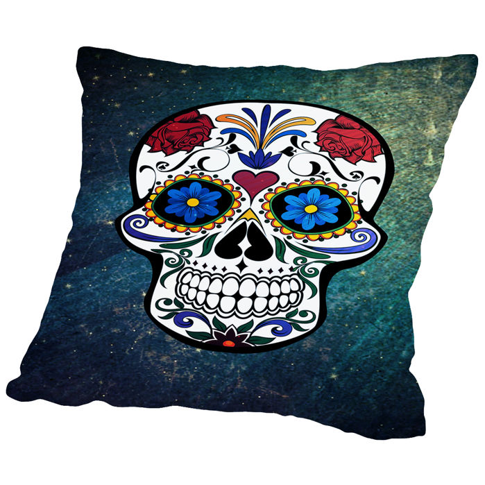 Accent Pillows Trendy And Stylish Skull Horror Throw Pillow March 2019