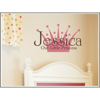 Alphabet Garden Designs Our Little Princess Wall Decal child016