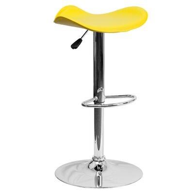 FlashFurniture Contemporary Vinyl Adjustable Height Bar Stool CH TC3 1002 Sea