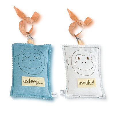 Tree by Kerri Lee Monkey Asleep / Awake Sign ASLEEPSIGN MONKEY