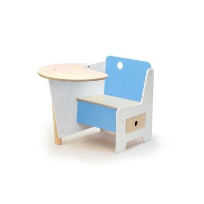 Offi Mini Drawer 21 Wood Desk CKT4R Color Blue