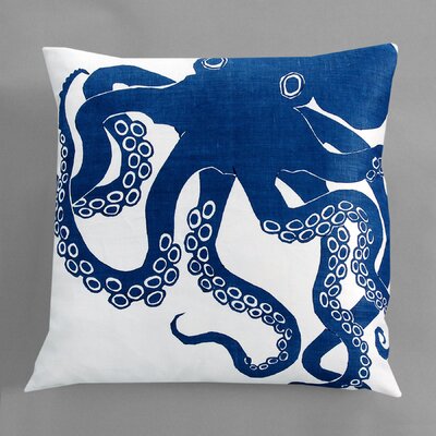 Dermond Peterson Octopus Pillow OCTOFUCHSIA35000 / OCTOI35000 Color Indigo