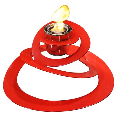 Decorpro Ovia Bio Ethanol Fireplace D10114 / D10214 Finish Red