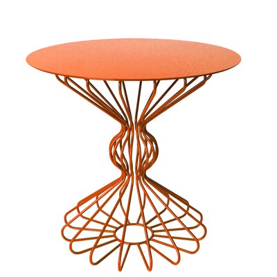 notNeutral Ribbon Side Table 0542200 Finish Persimmon Orange