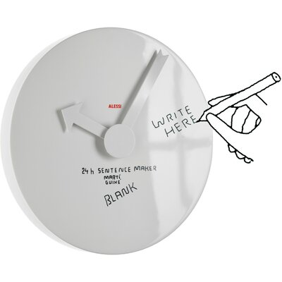 Alessi Martí Guixé 15.75 Blank Wall Clock MGU02 1