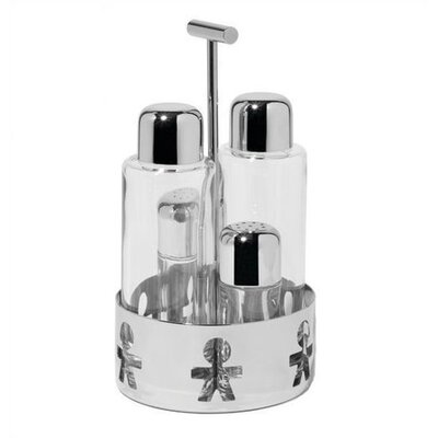 Alessi Girotondo Condiment Set by King Kong AKK73