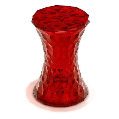 Kartell Stone Stool KTL1155 Finish Red