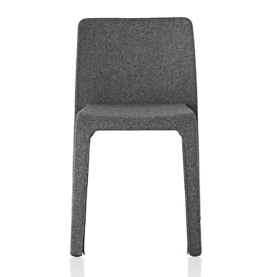 Magis Dressed First Side Chair MGX00./T Color Divina Melange 170 (Dark Grey 