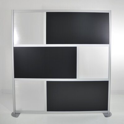 LOFTwall 78 x 76 Modern Room Divider LW61 AM Color Dry Erase