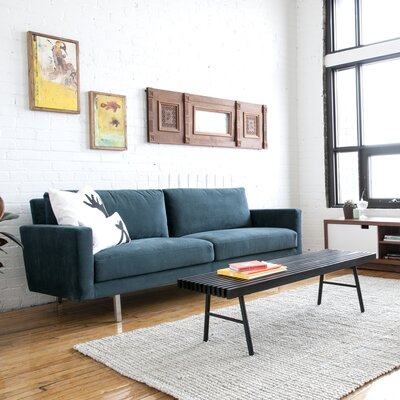 Gus Modern Bloor Sofa ECSFBLOO tp / ECSFBLOO ut Color Velvet Neptune