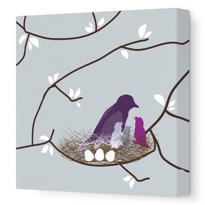 Avalisa Imagination   Bird Nest Stretched Wall Art Bird Nest