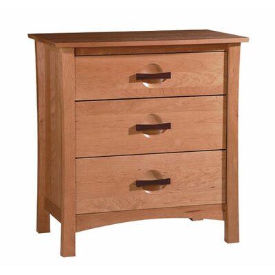 Copeland Furniture Berkeley 3 Drawer Chest 2 BER 30 Finish Autumn Cherry