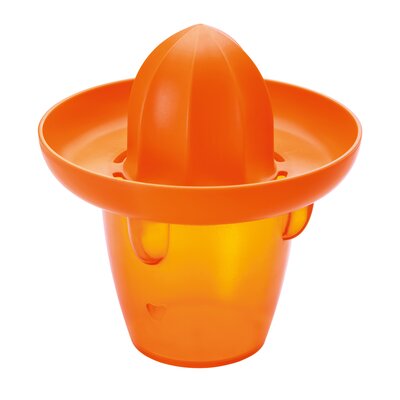 Koziol Pedro Transparent Lemon Citrus Squeezer with Bowl 36805 Color Orange