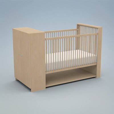 ducduc AJ II Crib AJ2Crib Ra W Fr Finish Natural Maple