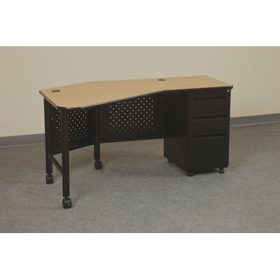 Balt Instructor Teachers Computer Desk 90126 / 90127 Finish Oak