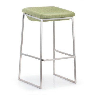 dCOR design Lids 24.4 Bar Stool with Cushion 300036 / 300037 Seat Color Green