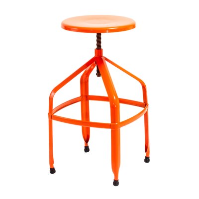 Home Loft Concept Gunnar Swivel Bar Stool NFN2902 Color Orange