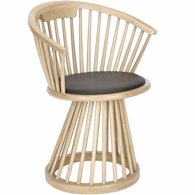 Tom Dixon Fan Dining Chair FAD01BL / FAD02NA Finish Black Birch