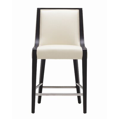 Sunpan Modern Newport Bonded Leather Stool SNPN1240 Color Grey, Seat Height