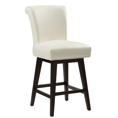 Sunpan Modern Hamlet 26 Swivel Bar Stool with Cushion 74921 / 74926 Seat Col