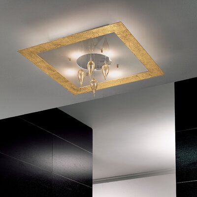 Masiero Klok 4 Light Flush Mount KLOK PL4