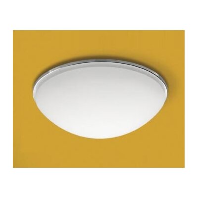 Meltemi Karma Flush Mount in White or Chrome JMA EHW 41 Bulb Type / Size / In