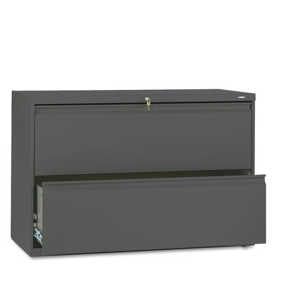 HON 800 Series 2 Drawer  File HON892LL Finish Charcoal