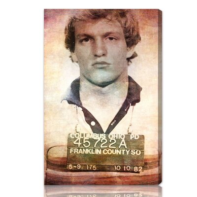 Oliver Gal Woody Harrelson Mugshot Graphic Art on Canvas 10276 Size 10 