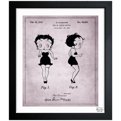 Oliver Gal Betty Boop 1932 Framed Graphic Art 1B00164_15x18/1B00164_26x32 Siz