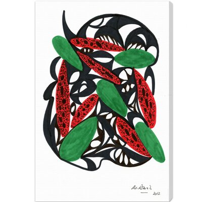 Oliver Gal Watermelon Still Life Graphic Art on Canvas 11139_16x24/11139_24x3