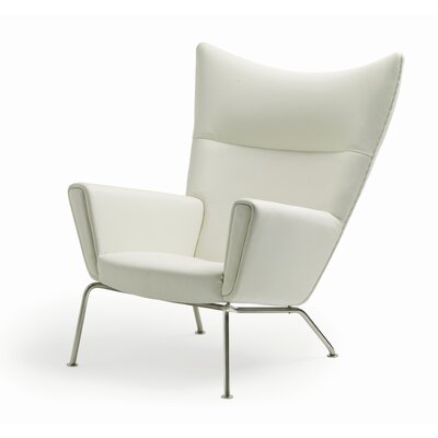 Nuevo Jakob Lounge Chair HGEM Jakob Color White Leather