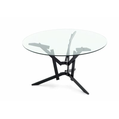 Opinion Ciatti FeFe Dining Table FE+FE130 + TOP GLASS Ø130