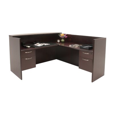 Regency Legend Veneer Reception Station VRDRT2BFCH Finish Mahogany