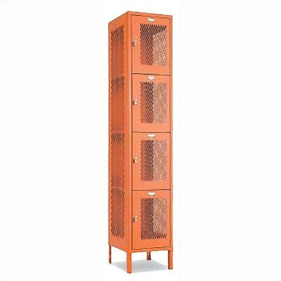 Penco Invincible II Four Tier 1 Wide Locker (Unassembled) 6021x / 6A3xx