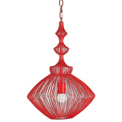 Currey & Company Parker 1 Light Foyer Pendant 9068