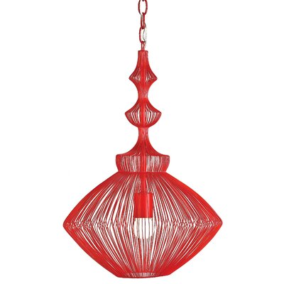 Currey & Company Parker 1 Light Foyer Pendant 9068