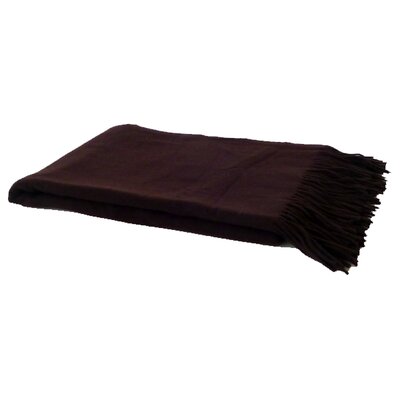 Pur Cashmere F L Right All Cashmere Throw PÜRCT 012 Color Espresso