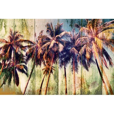 Salty & Sweet Hammock In July Canvas Art SS094 Size 16 H x 24 W x 2 D