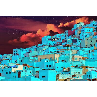 Salty & Sweet Hillside At Midnight Canvas Art SS095 Size 32 H x 48 W x 2 D