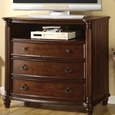 Hokku Designs Gabrielle 3 Drawer Dresser IDF 7230TV