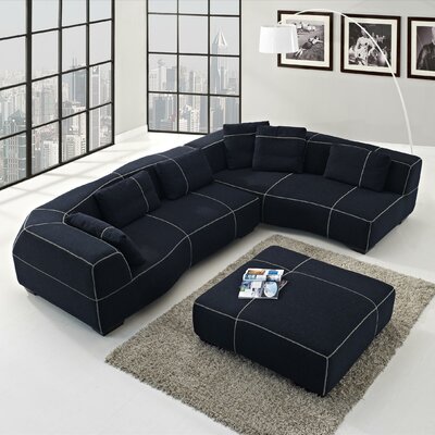 CREATIVE FURNITURE Tina Right Facing Chaise Sectional Sofa Tina Sectional RFC