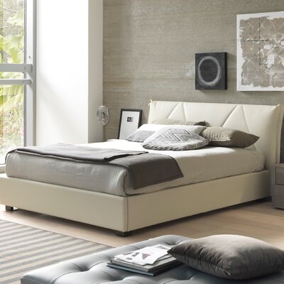 CREATIVE FURNITURE Esprit Queen Platform Bed Esprit Bed BEG QN / Esprit Bed W