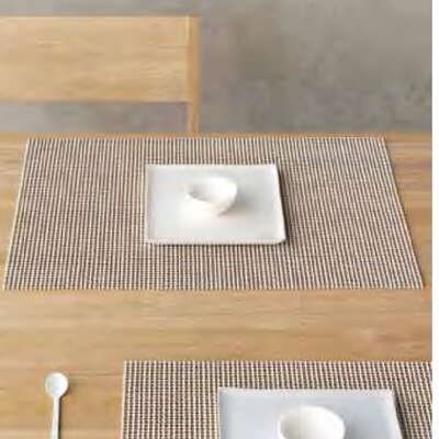 Chilewich Matte Weave Rectangle Placemat 0208 MATT Color Natural