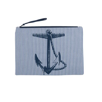 Thomas Paul Anchor Seersucker Pouch AC631