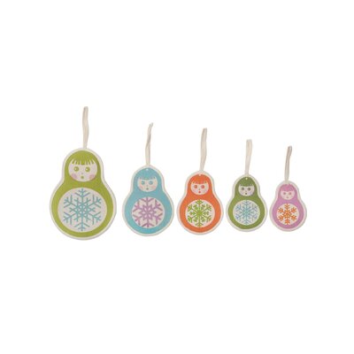 Thomas Paul Gift Items / Holiday Matryoska Ornament Set GF 0157 MULTI