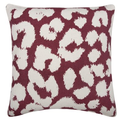 Thomas Paul Fragments Leopard Pillow 23 L Color Ruby