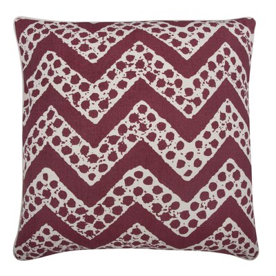 Thomas Paul Fragments Chevron Pillow 23 C Color Ruby