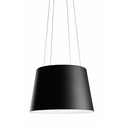 FontanaArte Aurea Hanging Lamp 5483 Finish Black