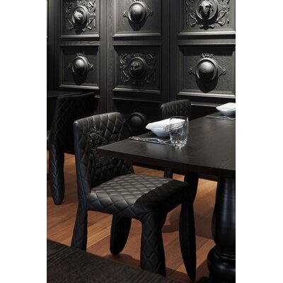 Moooi Monster Leather Side Chair MOSMCX B Finish Face